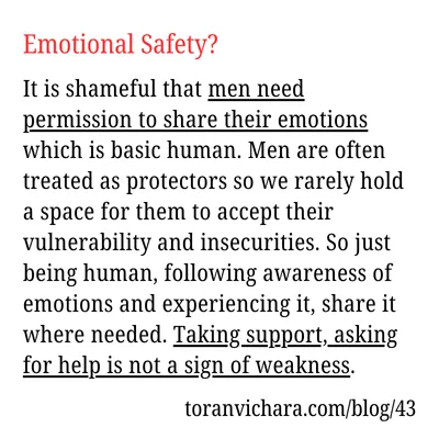How To Cry Safely as a Man? ~ Toranvichara